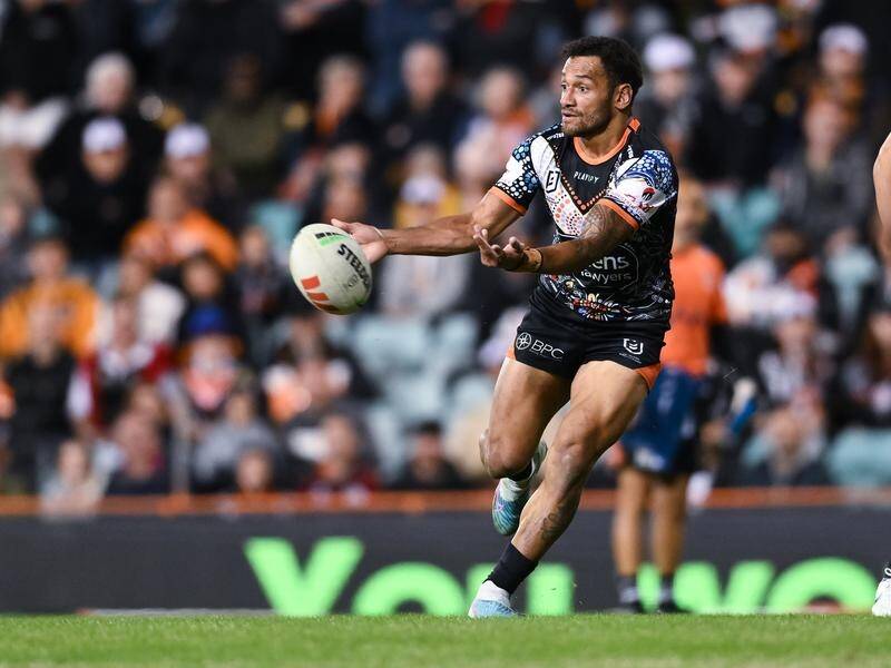 Apisai Koroisau says he' would easily slot back into his old Penrith partnerships for NSW. (Steven Markham/AAP PHOTOS)