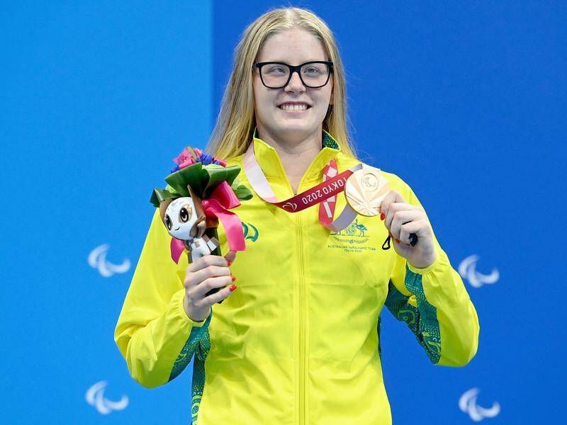 Katja Dedekind won a second swimming bronze medal for Australia at the Tokyo Paralympics.