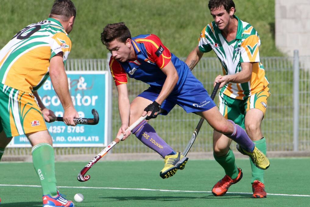 University's Flynn Ogilvie in action against Albion Park at Croome Road on Sunday. Picture: GREG TOTMAN