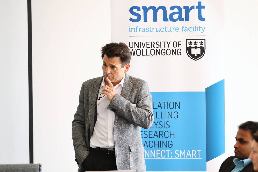SMART research director Pascal Perez takes questions. Picture: GREG ELLIS
