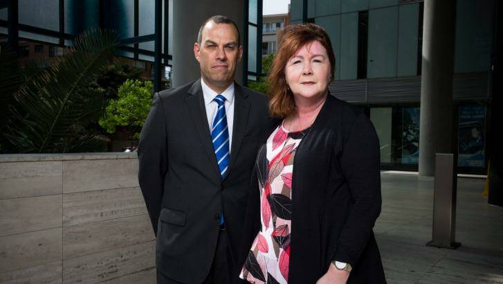 Detective Superintendent Linda Howlett and Detective Inspector Mick Haddow from the Sex Crimes Squad say online grooming offences are pervasive. Photo: Janie Barrett