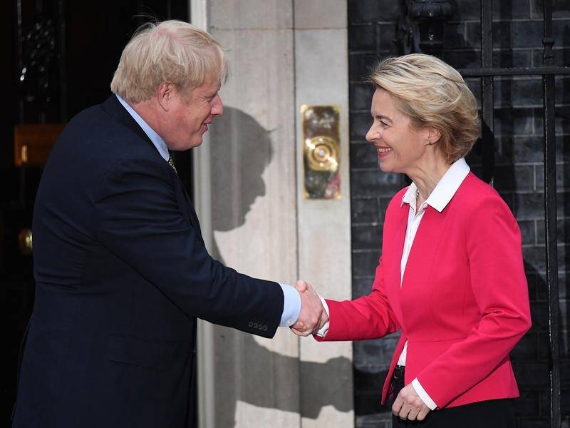 British PM Boris Johnson met Commission President Ursula von der Leyen for Downing Street talks.