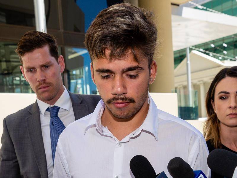 Elijah Taylor has been fined $5000 for assaulting his ex-girlfriend at a Perth hotel.