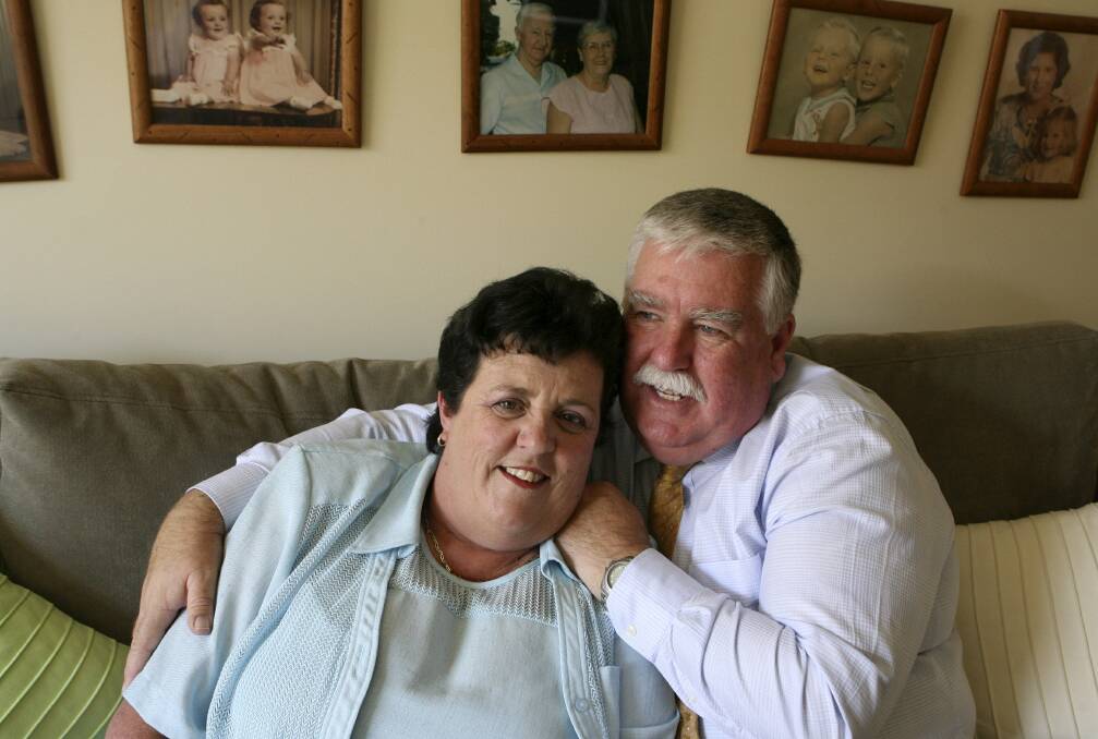 The late Edna Campbell with her husband, David Campbell, in 2007.