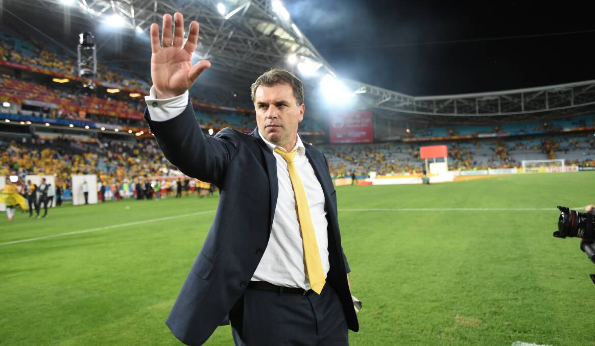 Ange Postecoglou wants to focus on World Cup qualifiers - not a pay dispute. Picture: BRENDAN ESPOSITO