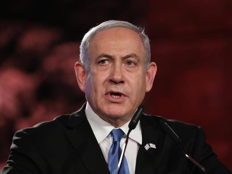 Israeli Prime Minister Benjamin Netanyahu has denounced Iran at the World Holocaust Forum.