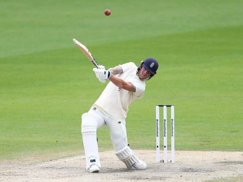 A breezy 78 by Ben Stokes has helped England set West Indies 312 to win the second Test.