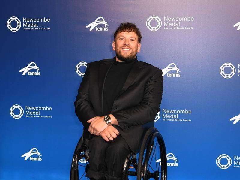 The PM has thanked the 2022 Australian of the Year award winners, including Dylan Alcott. (Julian Smith/AAP PHOTOS)