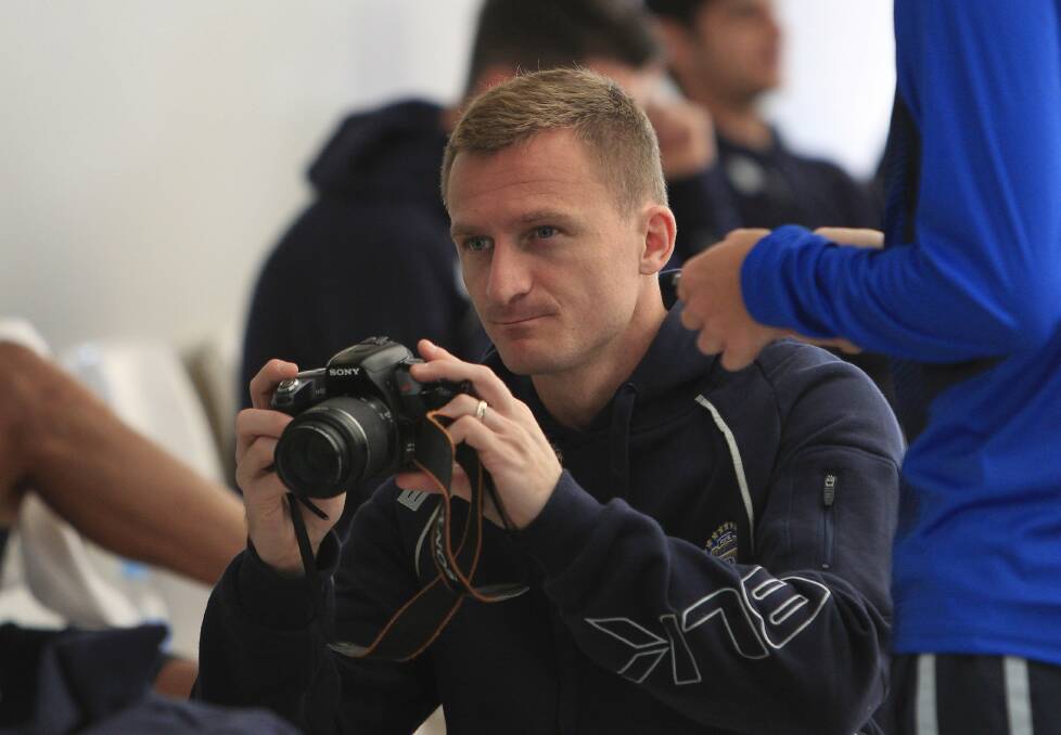 A-League All Stars player Besart Berisha at training for Sunday’s friendly against Juventus. Picture: ANDY ZAKELI