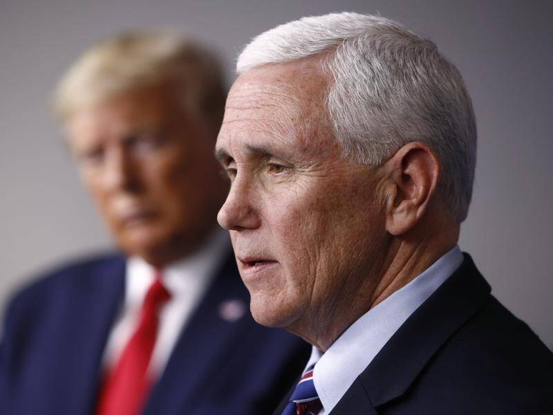 Mike Pence says he will not be endorsing his old boss Donald Trump in the 2024 US election. (AP PHOTO)