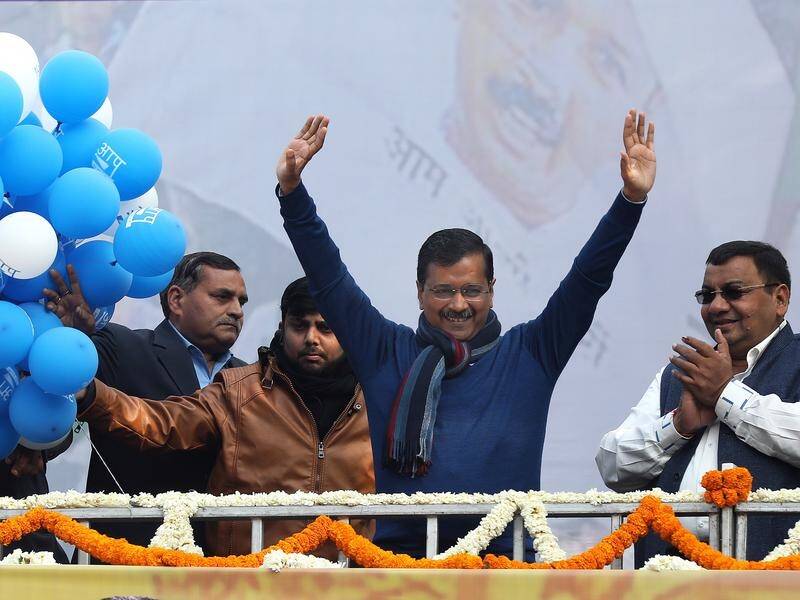 Aam Aadmi Party leader Arvind Kejriwal has emerged as the winner of New Delhi's elections.
