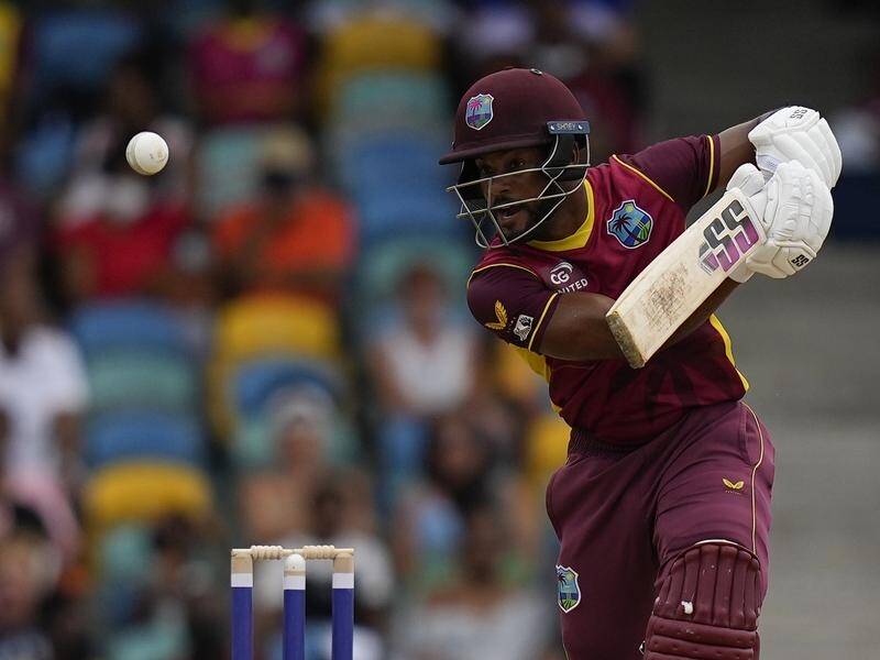 Shai Hope has plundered 109no in West Indies' four-wicket ODI win over England. (AP PHOTO)