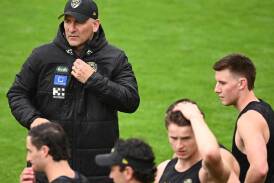Players say new coach Adem Yze has delivered a breath of fresh air at Punt Road. (Joel Carrett/AAP PHOTOS)
