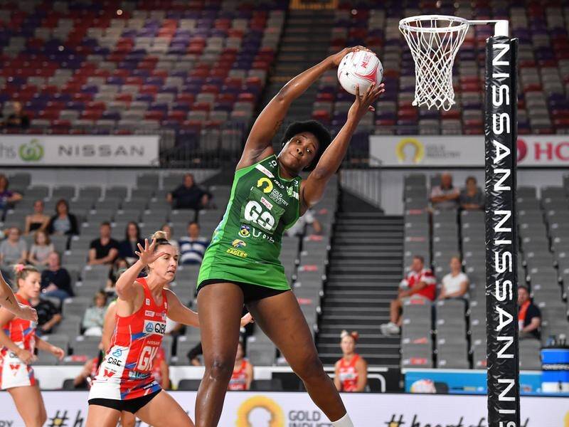 Jhaniele Fowler scored a record 70 goals as the West Coast Fever beat the NSW Swifts on Saturday.