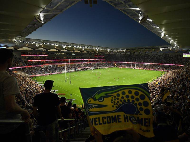 The Eels want to make it clear to other teams that Bankwest Stadium is their home ground.