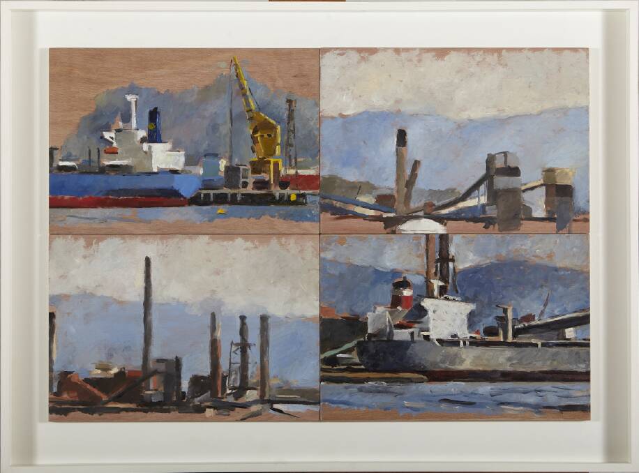 Coal shipping scene inspires prizewinning art work