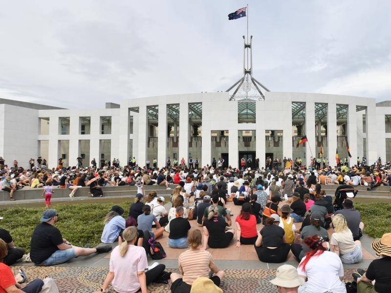 Women are planning to take demands for action on gendered violence to Parliament House in Canberra.