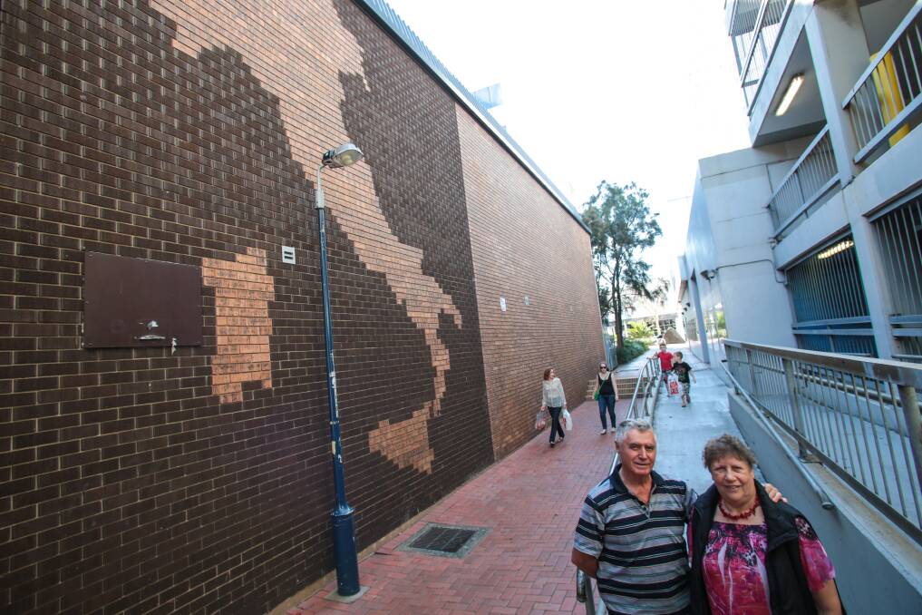 Marzia Zochil and husband Marino have hopes for the naming of this walkway. Picture: ADAM McLEAN