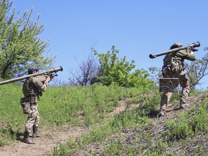 Ukrainian troops have clung on in the eastern city of Bakhmut against Russian forces. (AP PHOTO)