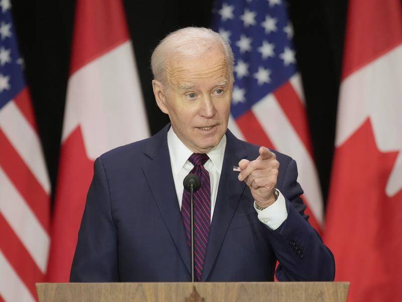 Iran should "be prepared for us to act forcefully to protect our people", President Joe Biden says. (AP PHOTO)
