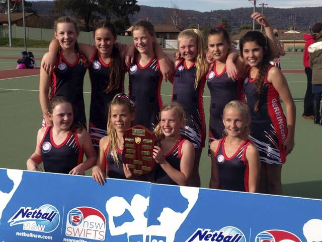 Champs: Gerringong Public School's year 6 team are the South Coast champions in the Netball NSW Schools Cup.