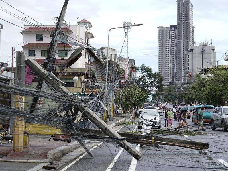 Authorities in the Philippines hope Typhoon Rai has not caused major devastation.
