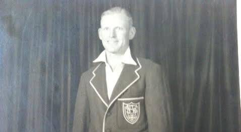 Harold Stapleton in 1941 in his NSW uniform. He turned 100 on Wednesday.