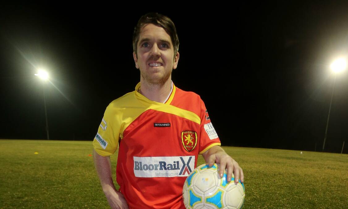 Wollongong United star and top goal scorer Robbie Shields. Picture: ROBERT PEET