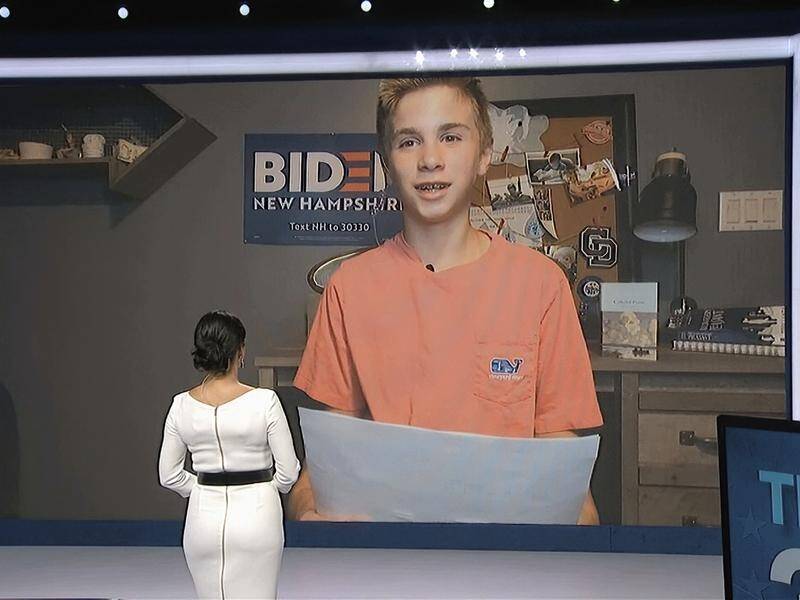 Brayden Harrington, 13, has told how Joe Biden advised him how to overcome his stutter.