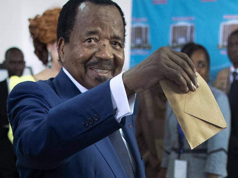 Cameroon President Paul Biya, who has been in power for 36 years, is expected to win another term.