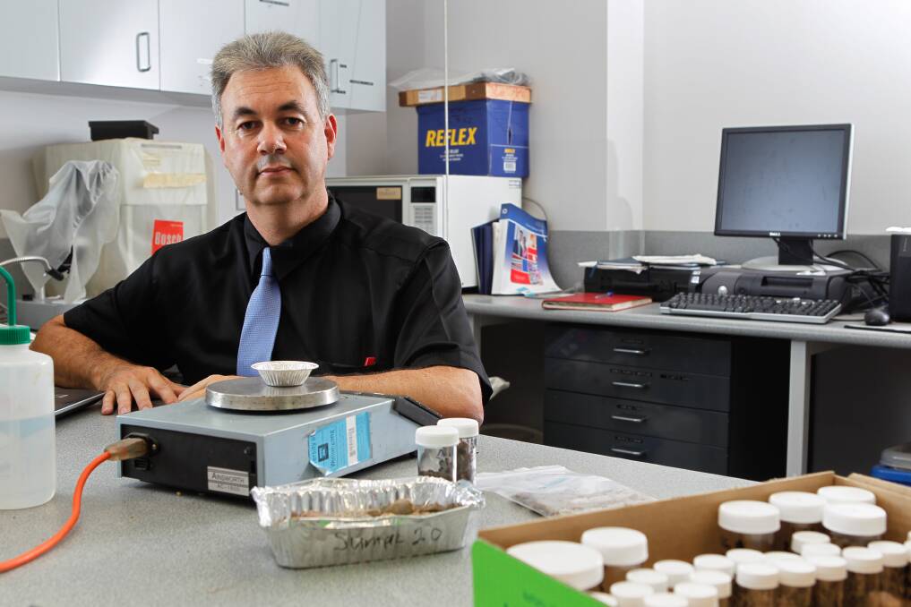 UOW's Dr John Bradd. Picture: CHRISTOPHER CHAN