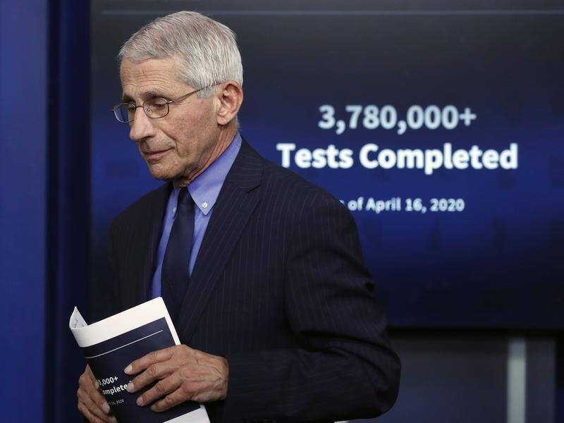 US infectious diseases expert Anthony Fauci says the US death rate versus Australia is unacceptable.