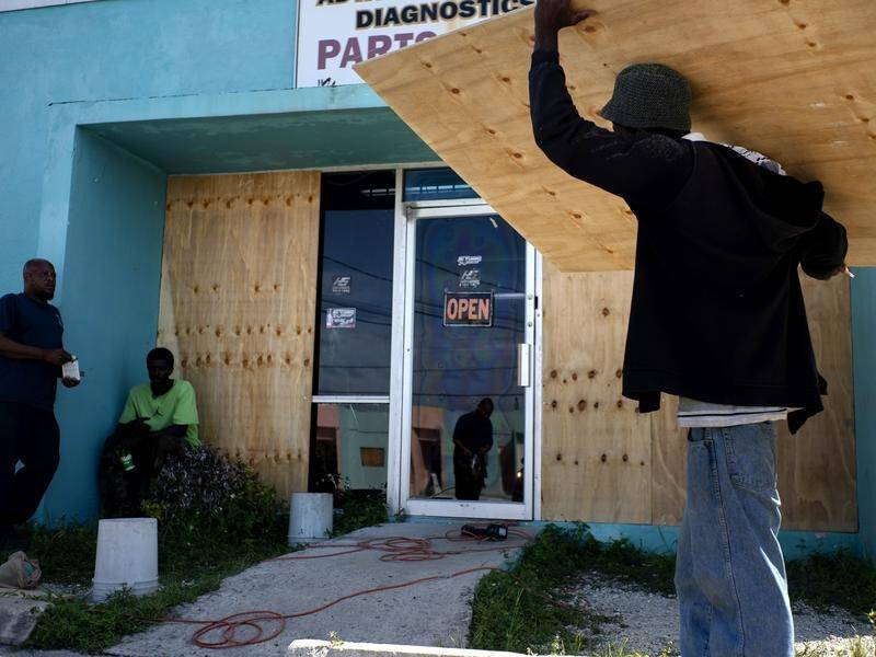 Residents in Freeport, the Bahamas are preparing for Hurricane Dorian.