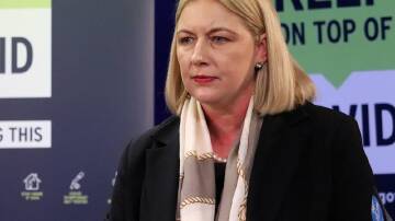 Department of Health secretary Kathrine Morgan-Wicks says Tasmania is phasing out Covid clinics. (Ethan James/AAP PHOTOS)