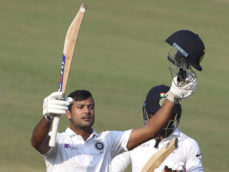 Mayank Agarwal complied the second double century of his eight-Test career against Bangladesh.