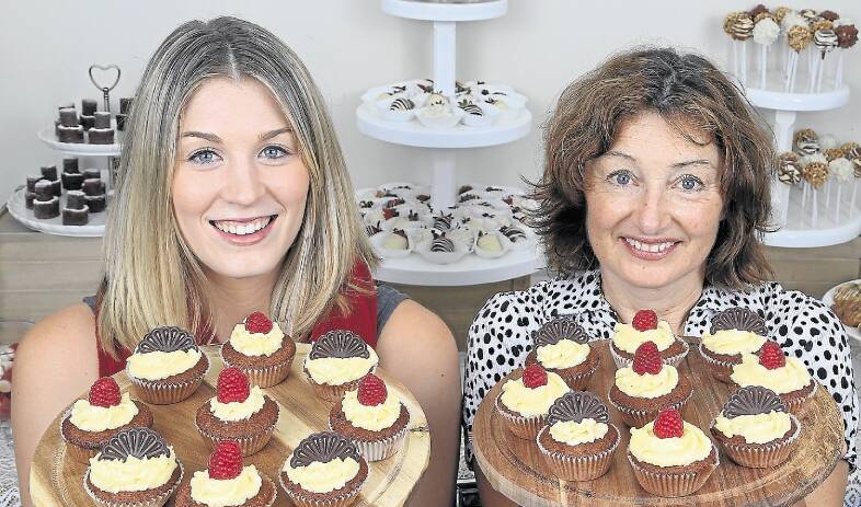 Sarah Dowling and Bridget Dowling have a mother and daughter relationship that is Brownie Bliss. Picture: GREG ELLIS
