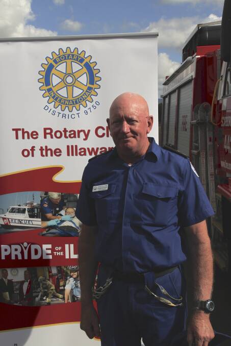 Graeme McCrudden, of Marine Rescue NSW, won the top  award for a volunteer officer.
