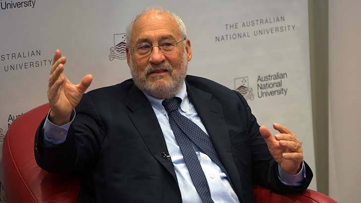 "Trying to pretend that universities are like private markets is absurd": Nobel prize-winning economist Joseph Stiglitz. Photo: Andrew Taylor