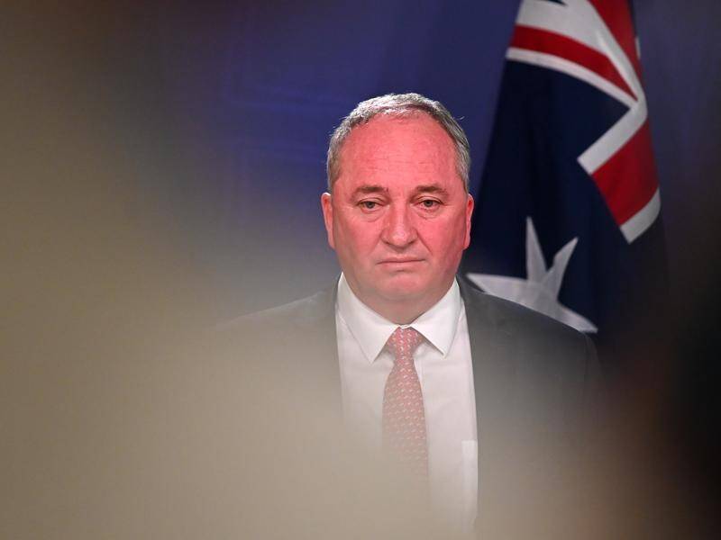 Barnaby Joyce called Scott Morrison "a hypocrite and a liar" in a text while he was a backbencher.