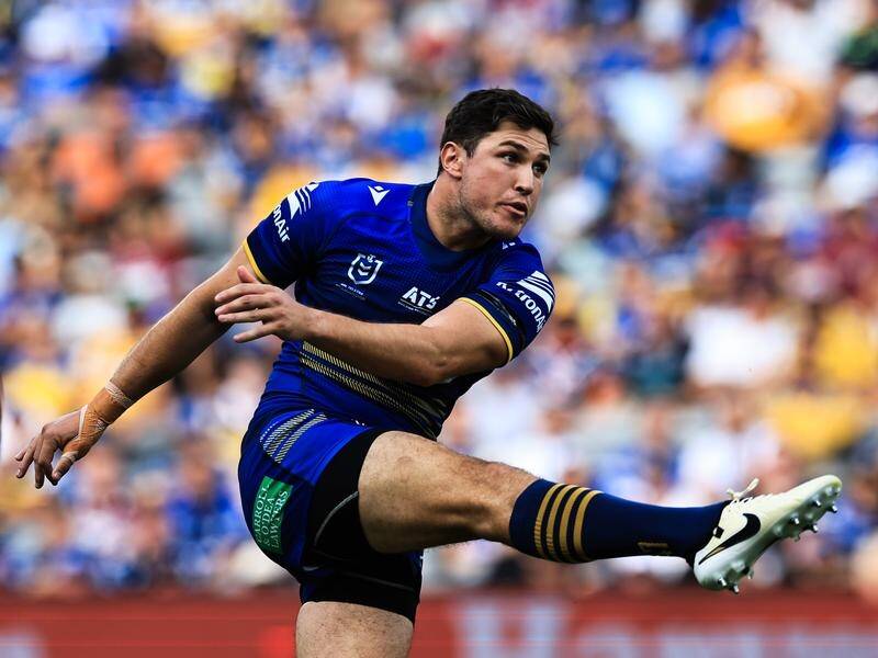 Parramatta halfback Mitch Moses has been ruled out of his side's clash with South Sydney. (Mark Evans/AAP PHOTOS)