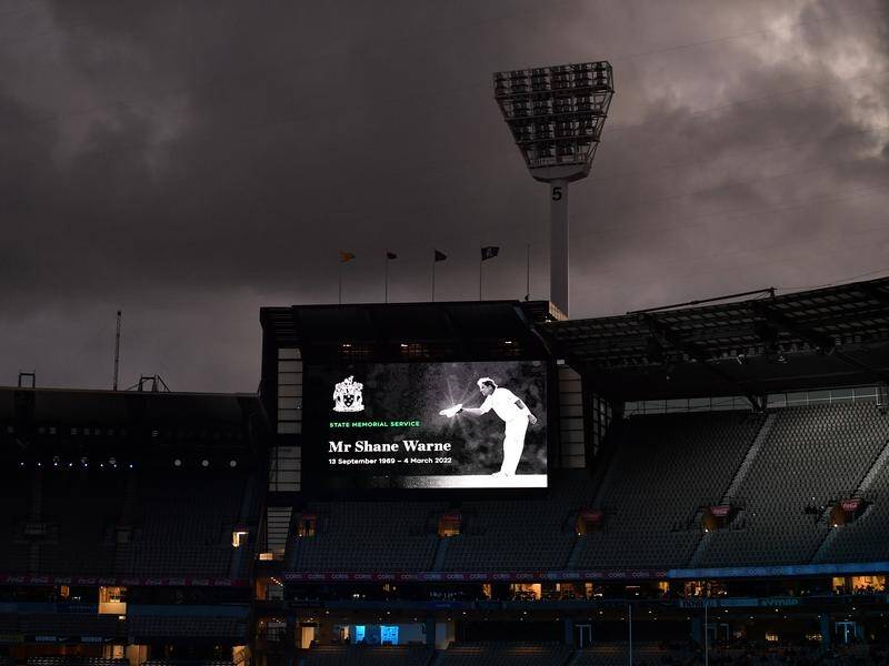 The Australian cricket team will remember Shane Warne when they meet England at his beloved MCG. (Joel Carrett/AAP PHOTOS)