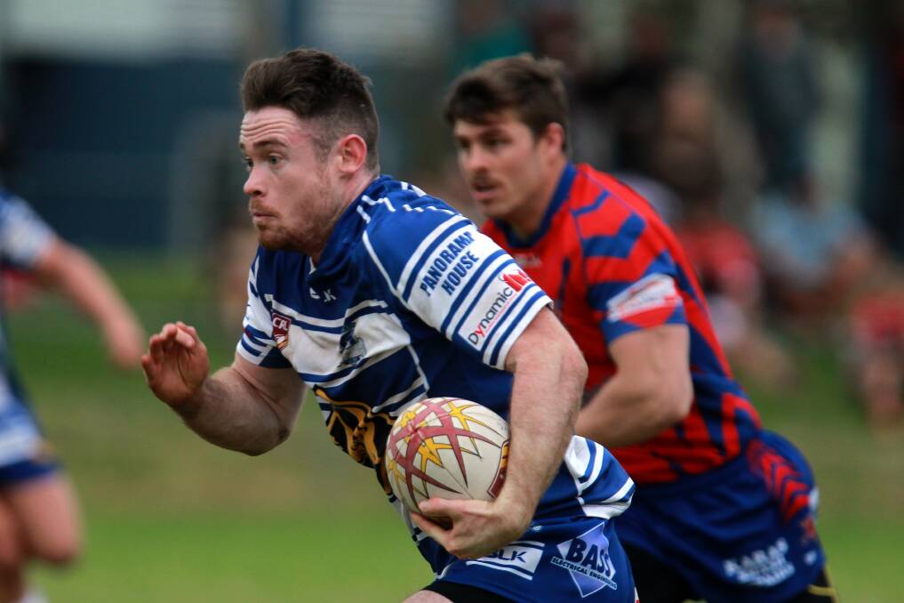 Thirroul fullback and point scorer Sam Clune has manoeuvred his way into Country Firsts selection via fitness and form. Picture: SYLVIA LIBER