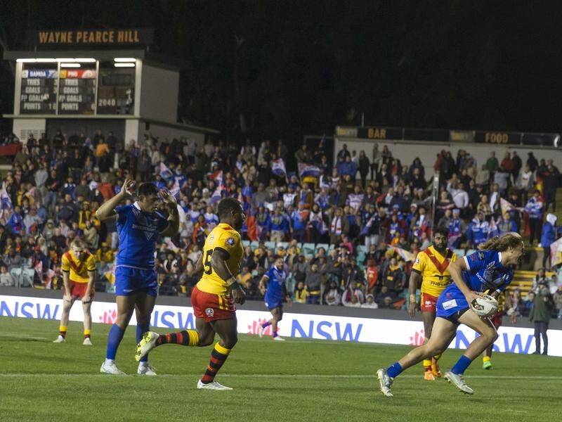 Samoa took on Papua New Guinea in a Pacific Test in June 2019 at Sydney's Leichhardt Oval.