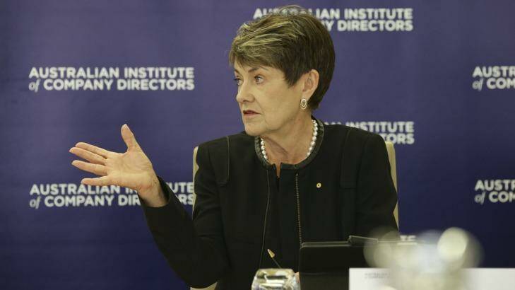Australian Institute of Company Directors chairman Elizabeth Proust has said there should be quotas if voluntary targets are not met. Photo: Louie Douvis
