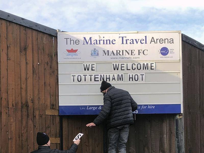 Welcome to Marine, the little eighth-tier club waiting to host mighty Spurs in the FA Cup.