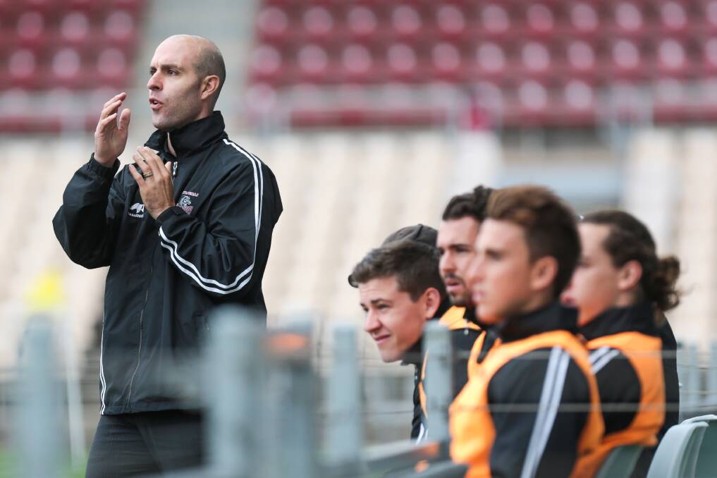 Wolves coach Nahuel Arrarte was disappointed with how his side conceded goals. Picture: ADAM McLEAN