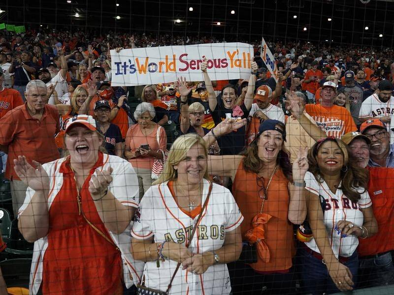 Houston hosts to the opening World Series game between the Astros and Atlanta Braves on Tuesday.