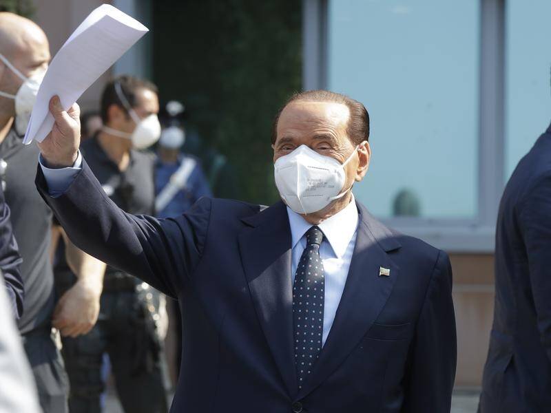 Silvio Berlusconi has been admitted to hospital in Monaco, his doctor says.