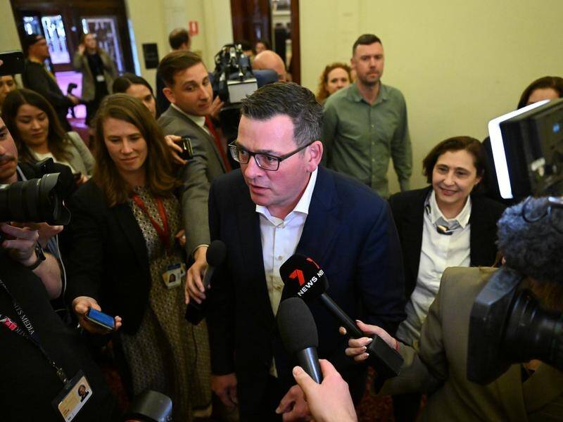 Daniel Andrews had 84 staffers, roughly as many as the prime minister and NSW premier combined. (James Ross/AAP PHOTOS)