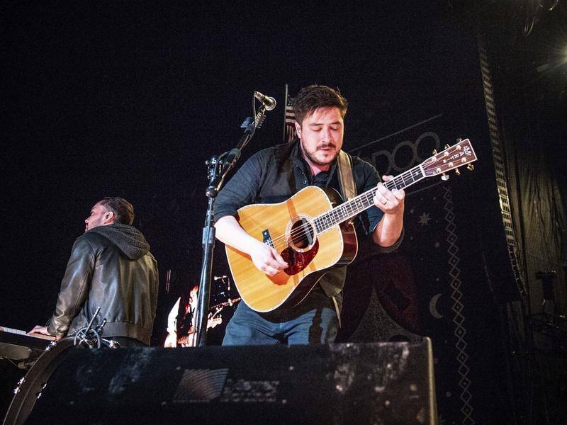 Musician Marcus Mumford says he kept his childhood sexual abuse quiet for 30 years. (AP PHOTO)